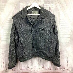 Vintage COSI Tweed Jacket 80s Button Up XL